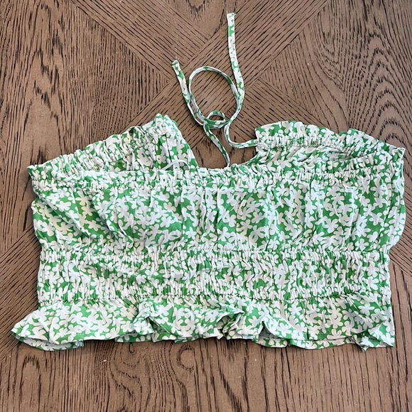 Garage Milena Shirred Top Medium NWT - Picture 4 of 7